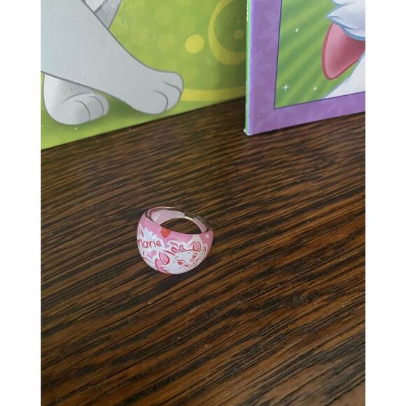 The Aristocats Gift Set Story Books & Marie The Cat Ring Stocking Stuffers Lot - Picture 4 of 6